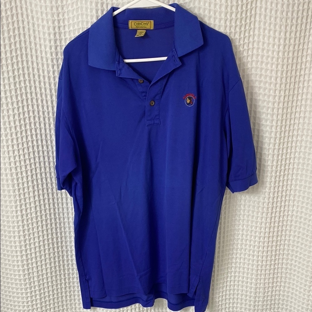 Men's Vintage Cross Creek Seminole Golf Club Polo - Size L - Picture 2 of 4